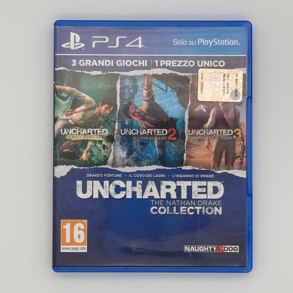 Uncharted The Nathan Drake Collection PS4 Action Adventure Game Used