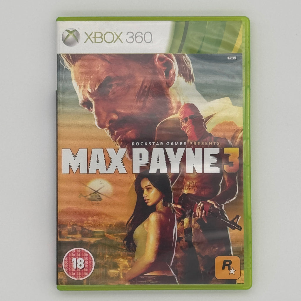 Max Payne 3 Xbox 360 Action Shooter Game Used