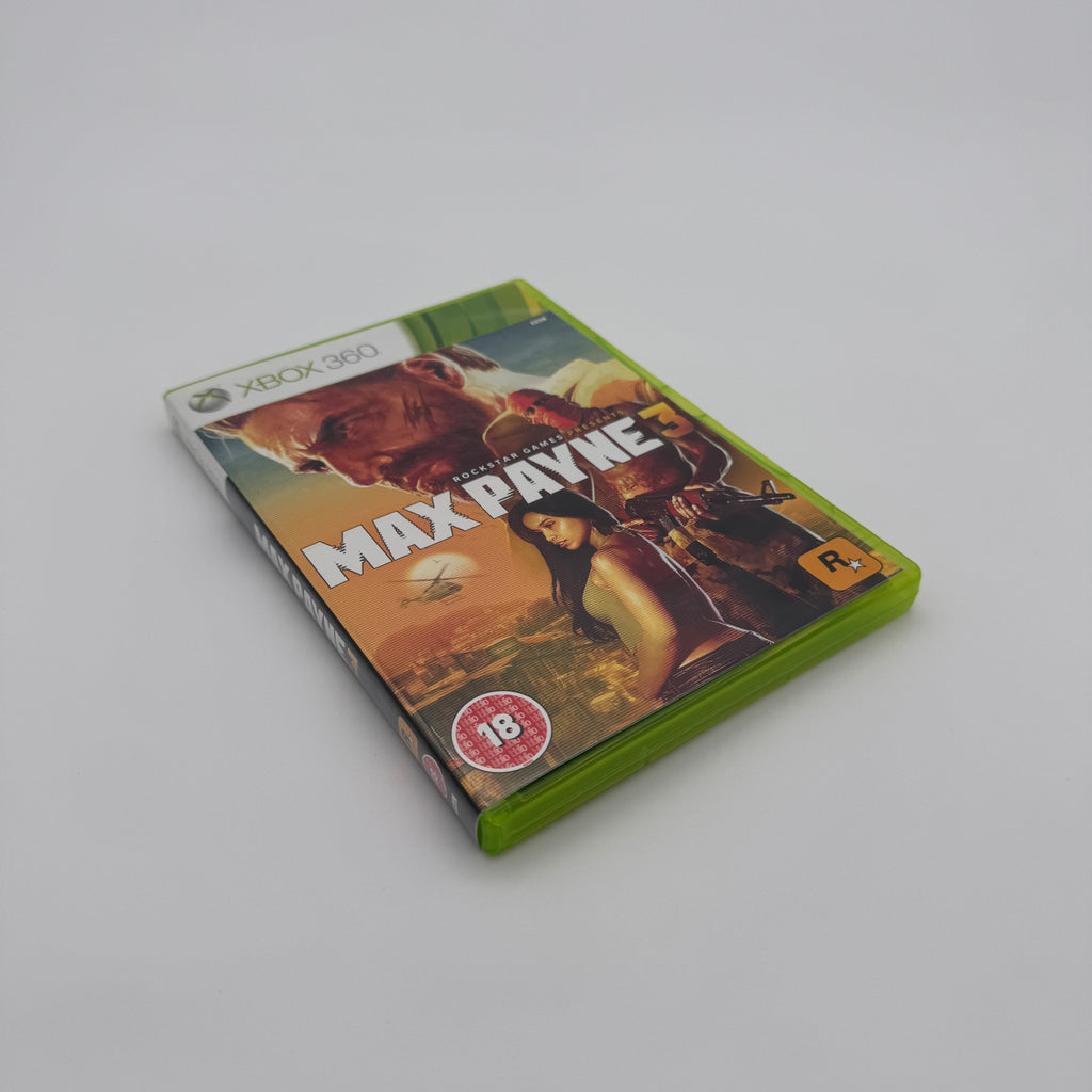 Max Payne 3 Xbox 360 Action Shooter Game Used