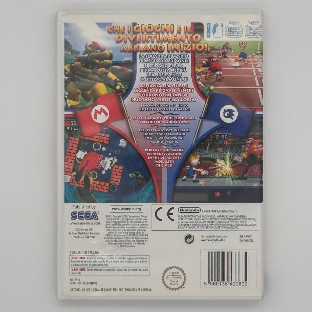 Mario & Sonic at the Olympic Games Wii Sports Party Multiplayer Game Used