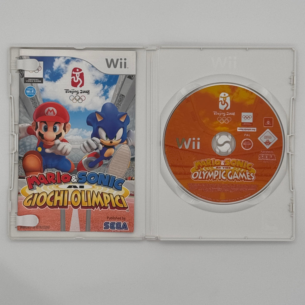 Mario & Sonic at the Olympic Games Wii Sports Party Multiplayer Game Used