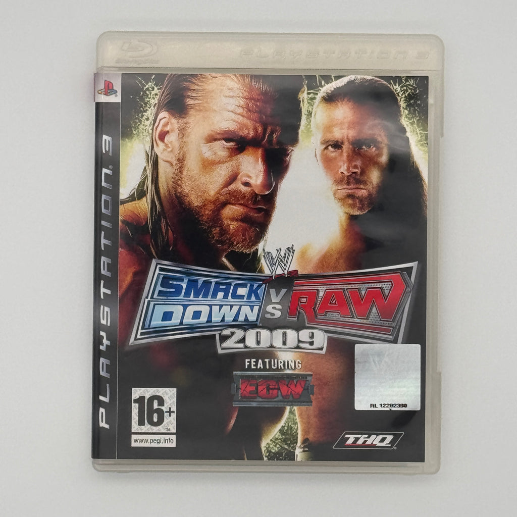 WWE SmackDown vs Raw 2009 PS3 Used Multiplayer Wrestling Game