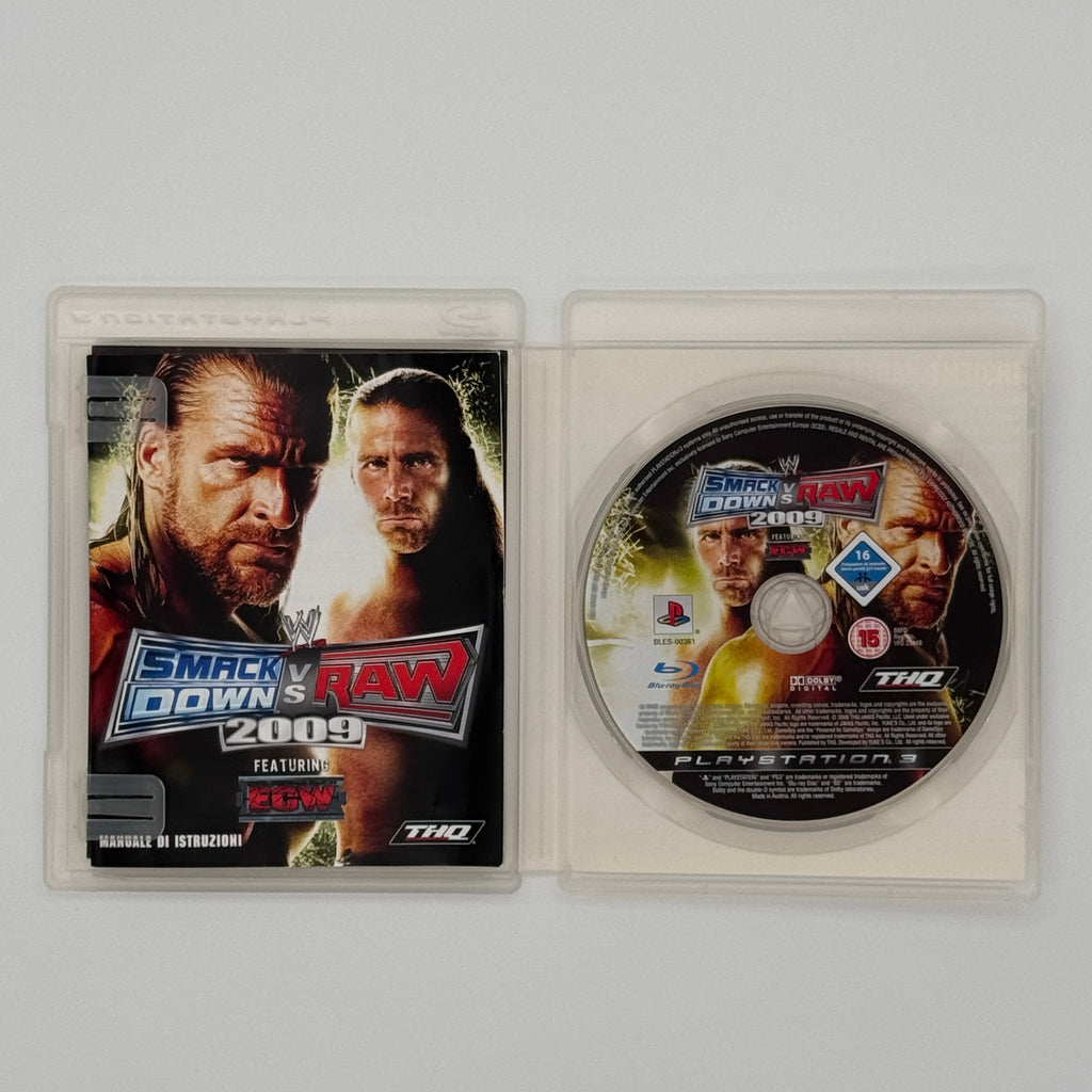 WWE SmackDown vs Raw 2009 PS3 Used Multiplayer Wrestling Game