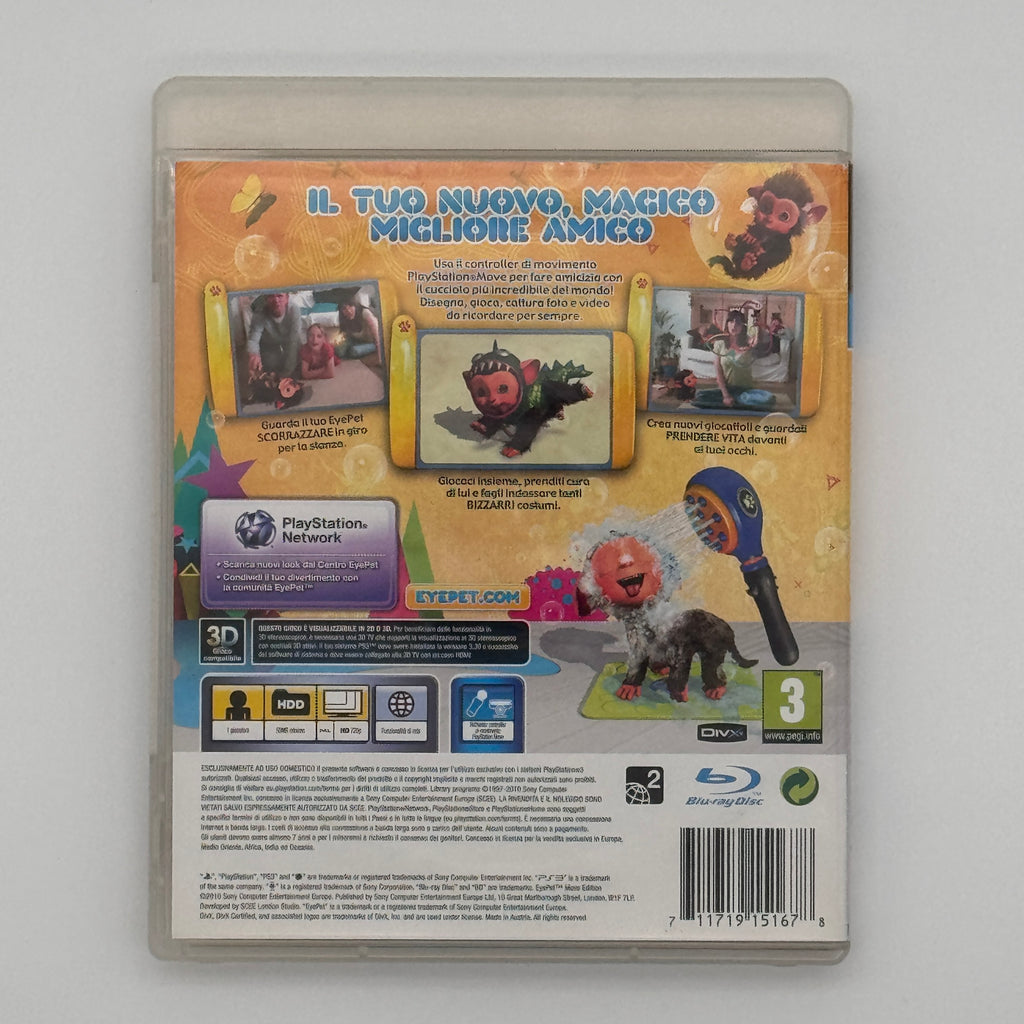 EyePet Move Edition PS3 Simulation Family Game Used