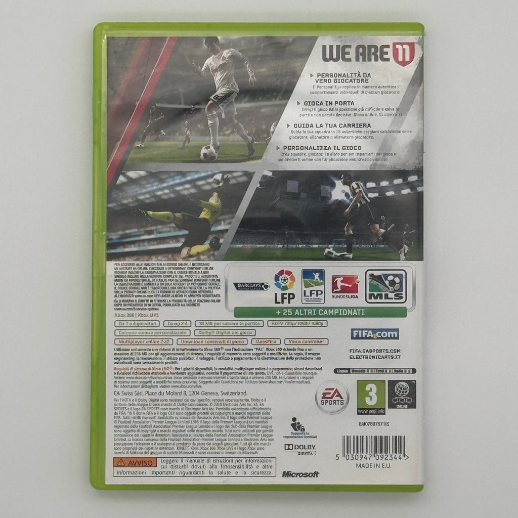 FIFA 11 Xbox 360 Soccer Sports Multiplayer Used Game