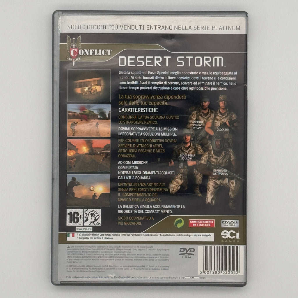 Conflict Desert Storm PS2 Action War Game Used