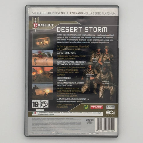 Conflict Desert Storm PS2 Action War Game Used