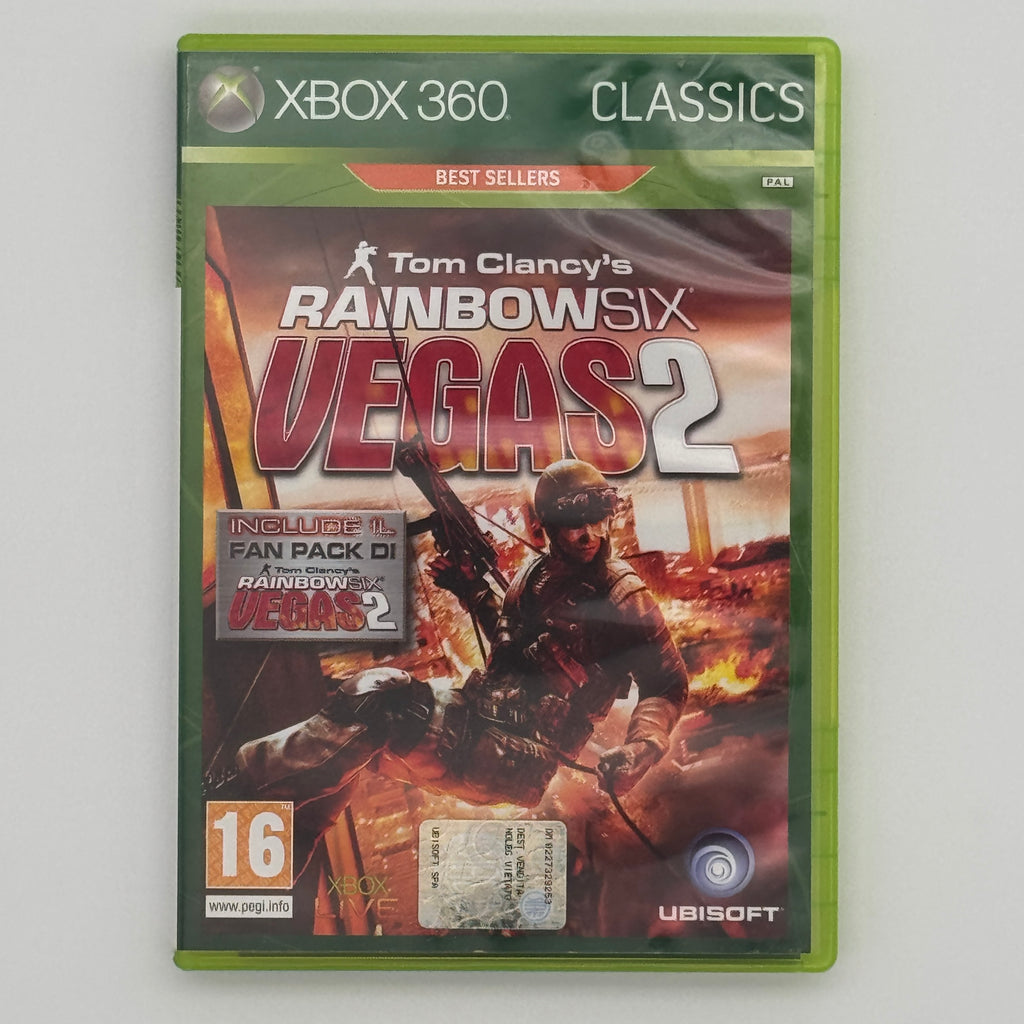 Tom Clancy's Rainbow Six Vegas 2 Xbox 360 Action Shooter Game Used