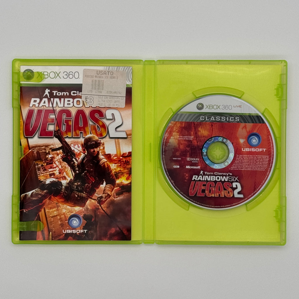 Tom Clancy's Rainbow Six Vegas 2 Xbox 360 Action Shooter Game Used