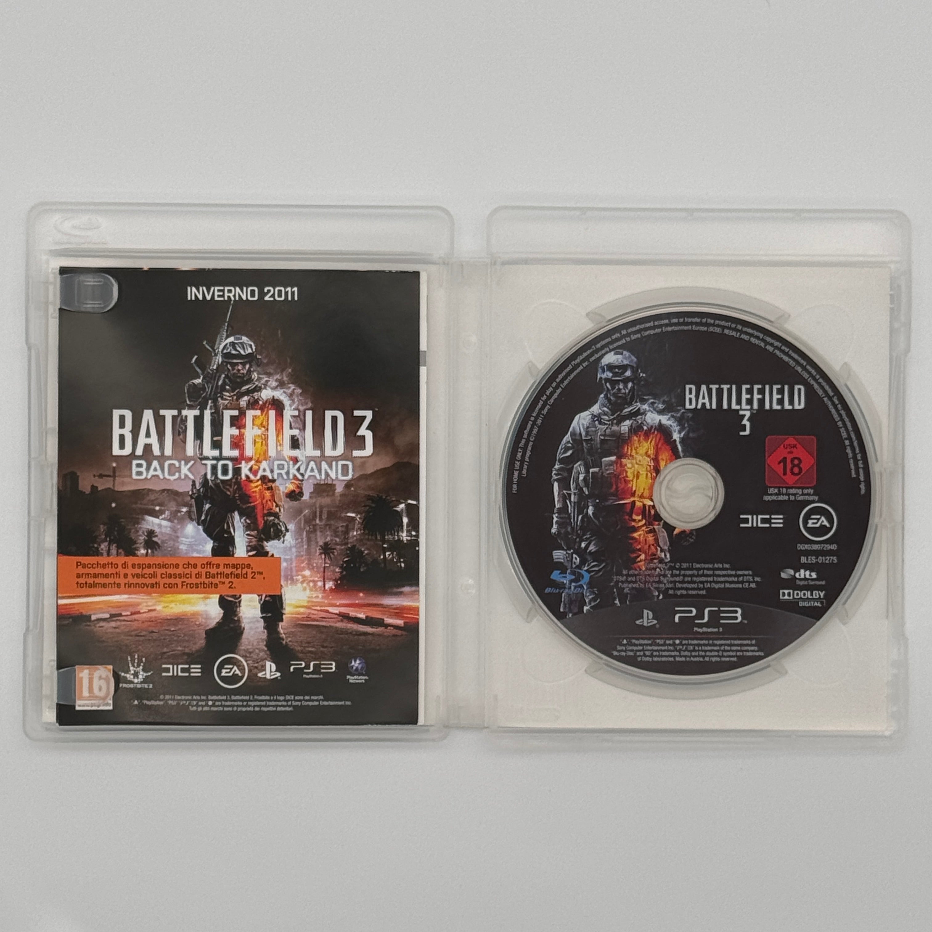 Battlefield 3 PS3 Gioco Sparatutto FPS Multiplayer Usato