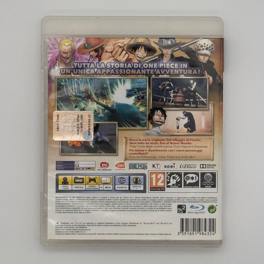 One Piece Pirate Warriors 3 PS3 Action Fighting Game Used
