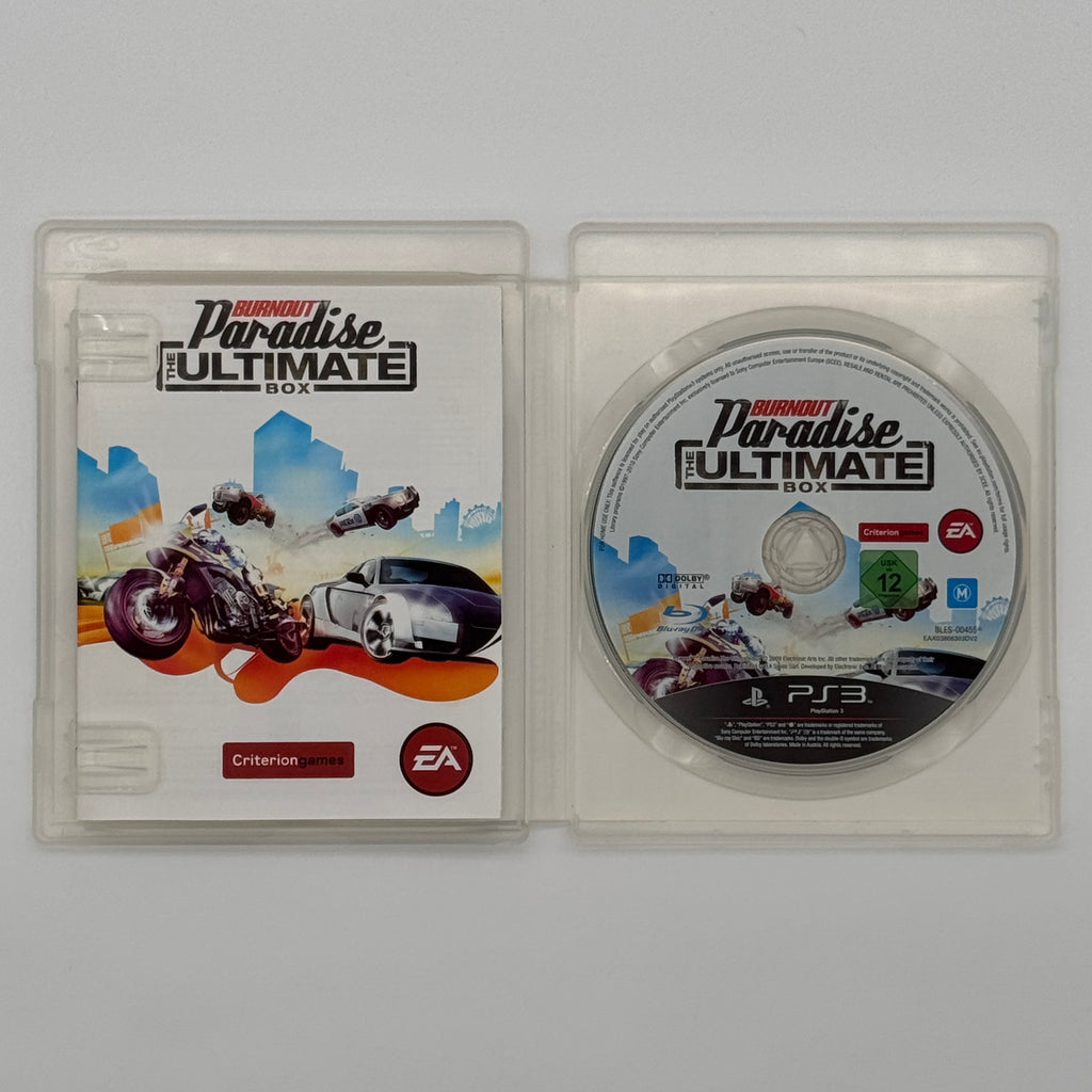 Burnout Paradise The Ultimate Box PS3 Racing Open World Game Used