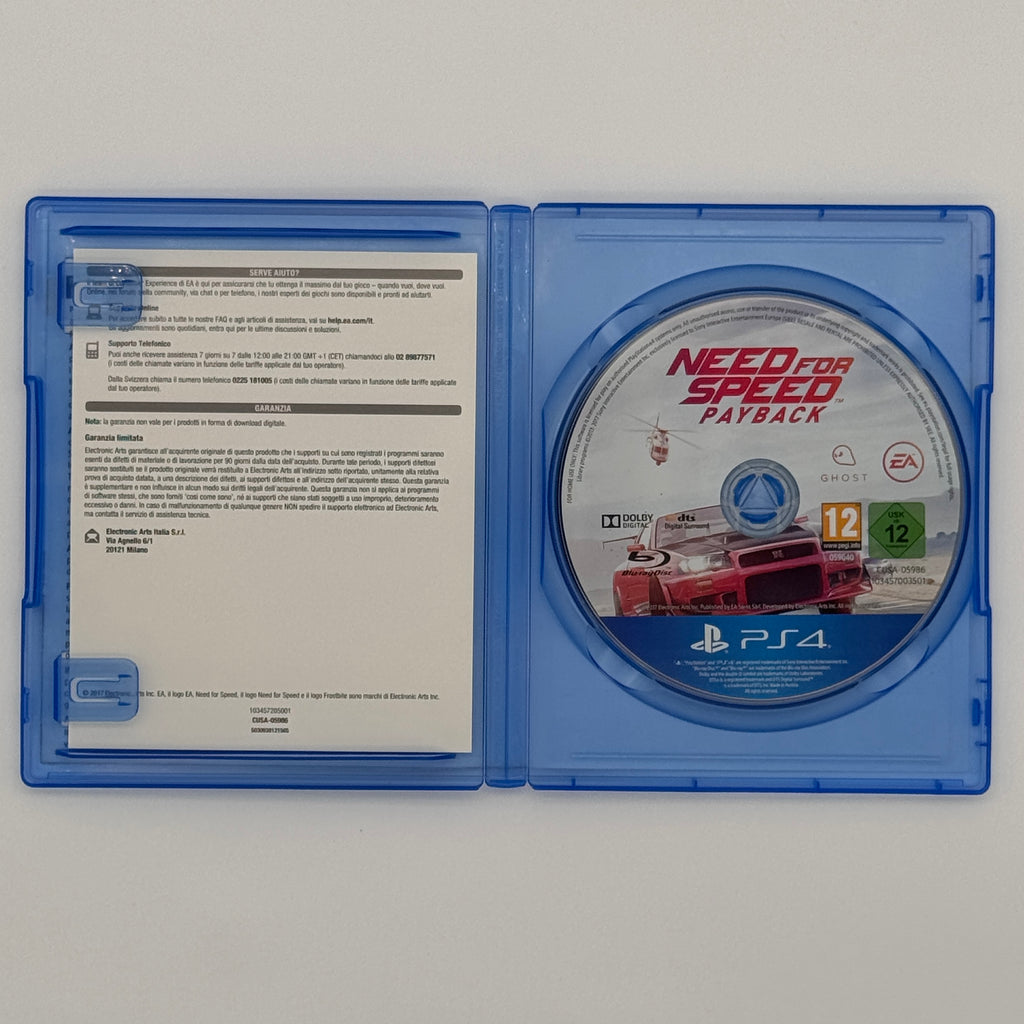 Need for Speed Payback PS4 Open World Racing Game Used