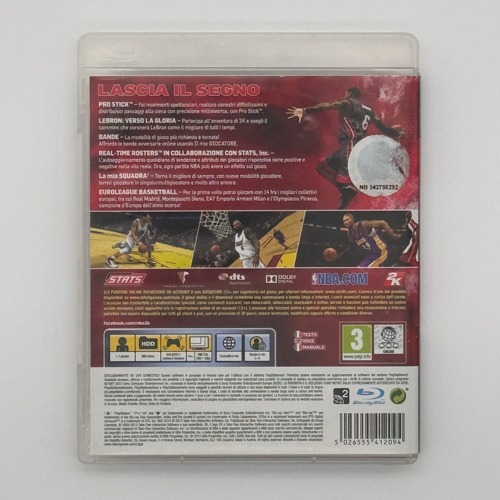 NBA 2K14 PS3 Basketball Sports Multiplayer Game Used