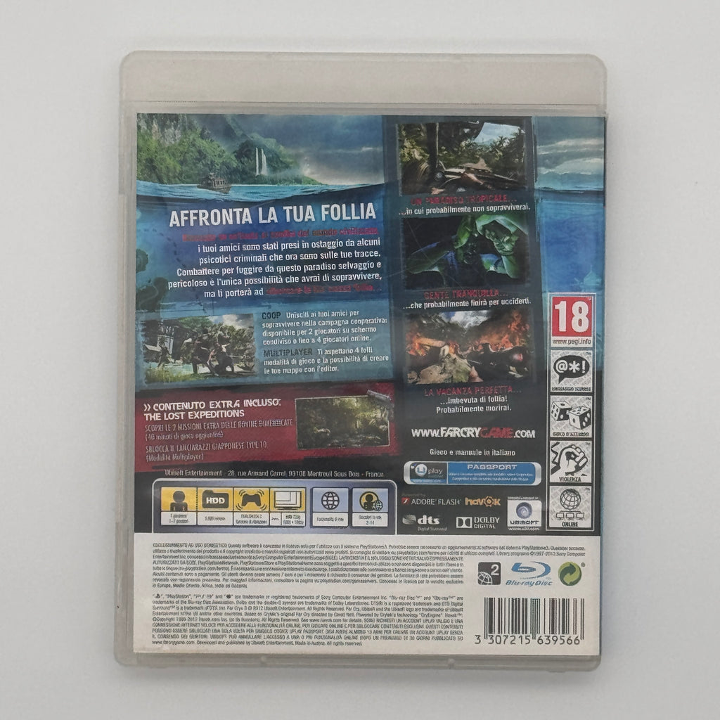 Far Cry 3 PS3 Action Open World Game Used