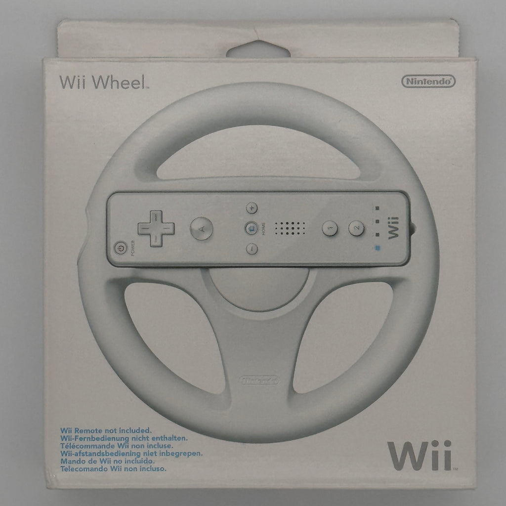 Nintendo Wii Wheel Volante Wii Originale con Scatola Usato