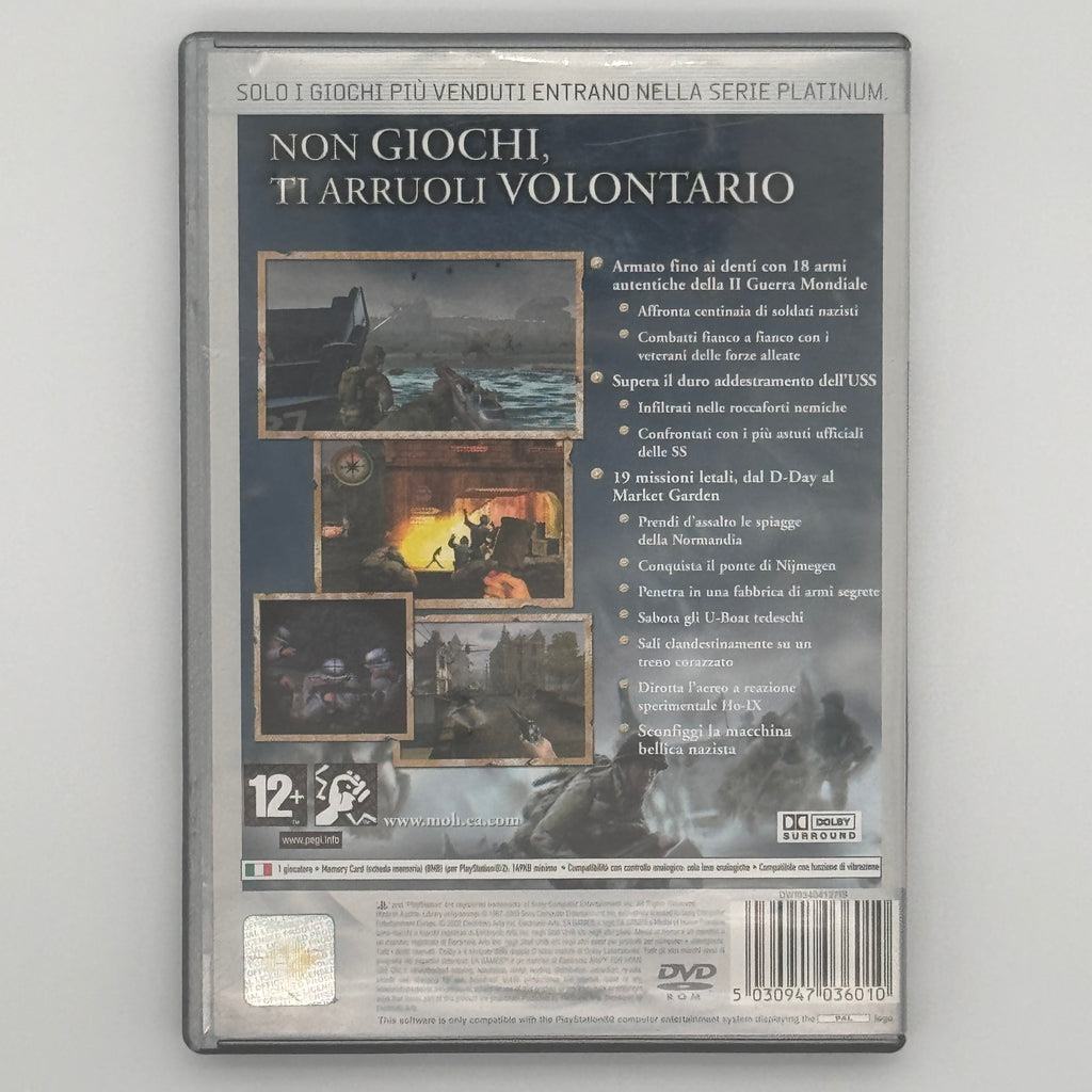Medal of Honor Frontline PS2 Gioco Sparatutto Guerra Usato