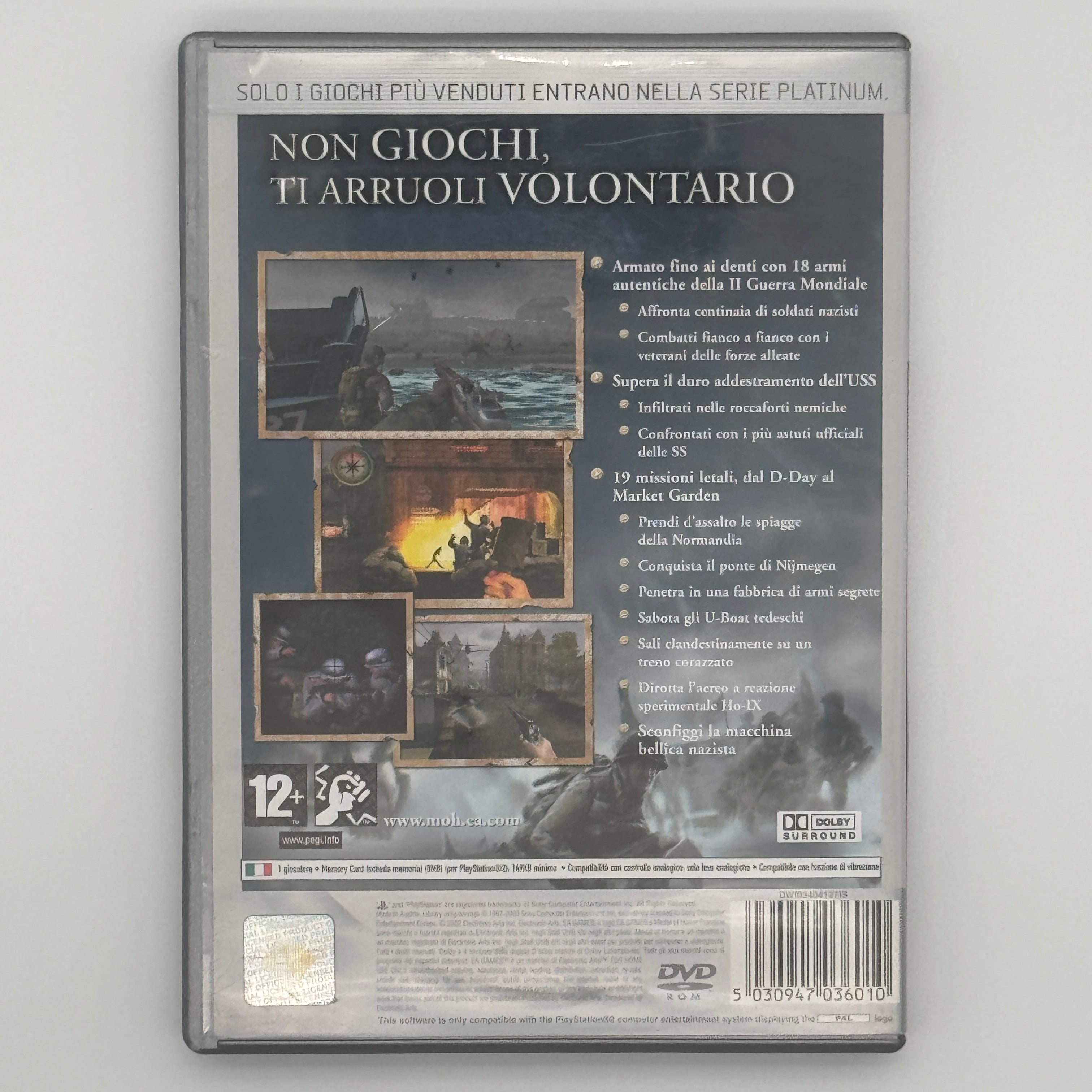 Medal of Honor Frontline PS2 Gioco Sparatutto Guerra Usato