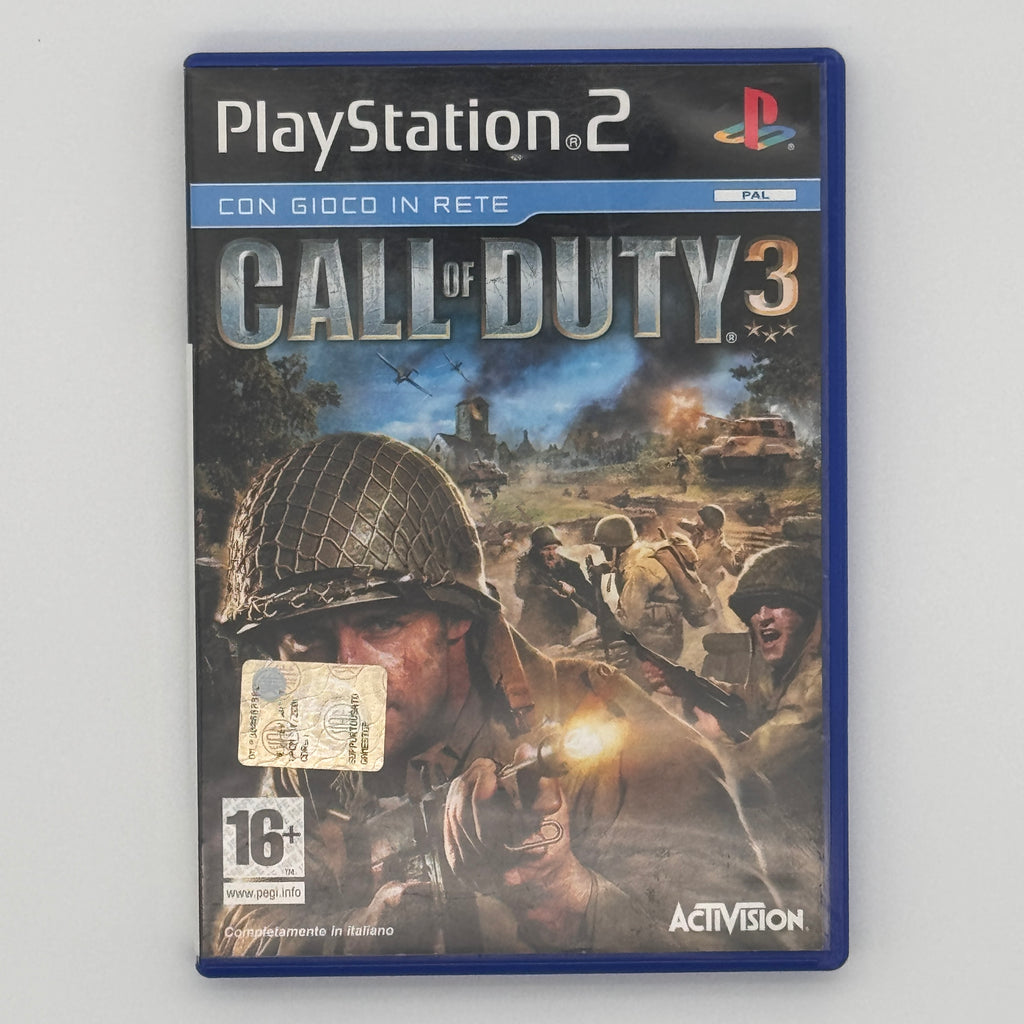 Call of Duty 3 PS2 Shooter War Game Used