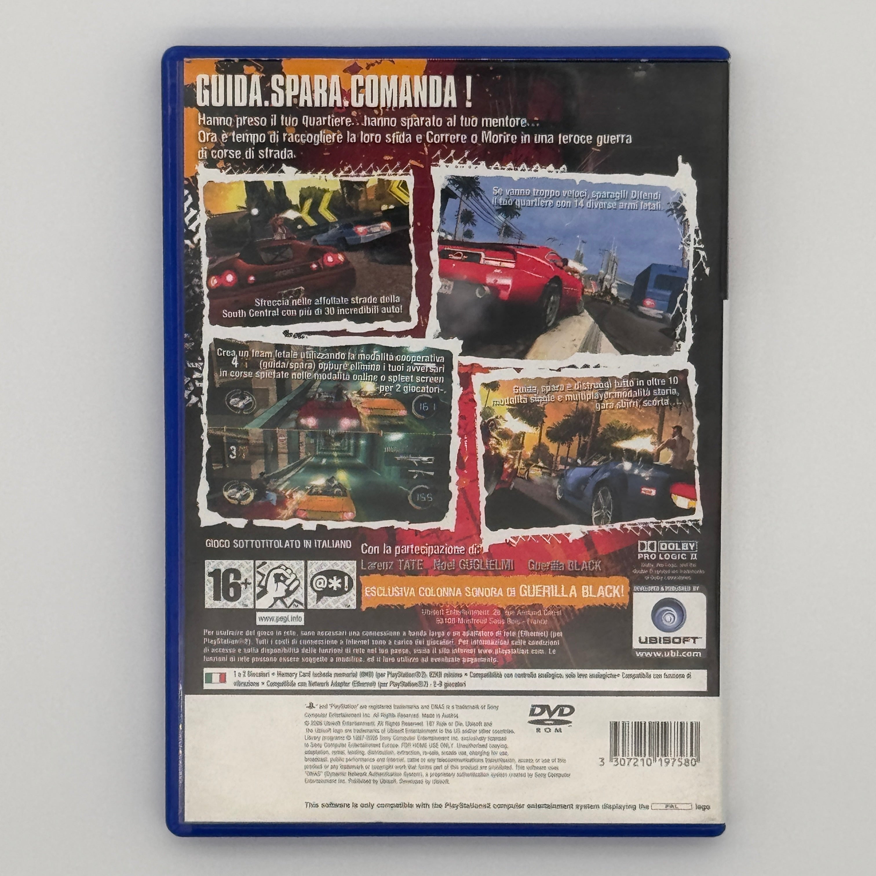 187 Ride or Die PS2 Gioco Azione Guida Usato