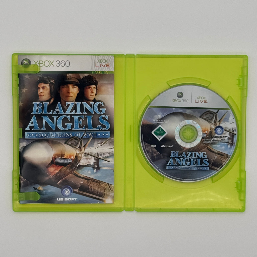 Blazing Angels Squadrons of WWII Xbox 360 Flight Simulation Game Used