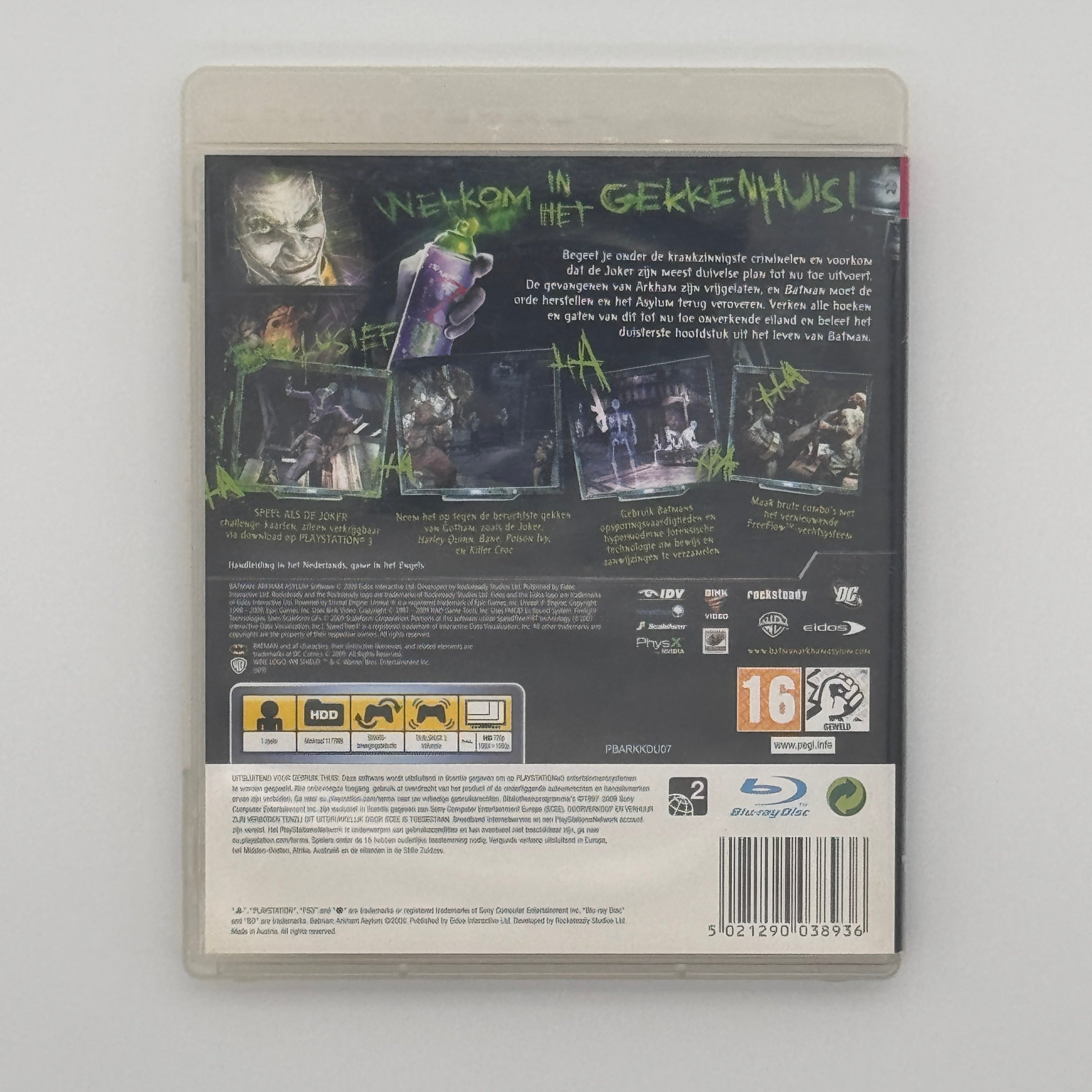 Batman Arkham Asylum PS3 Gioco Azione Avventura Usato