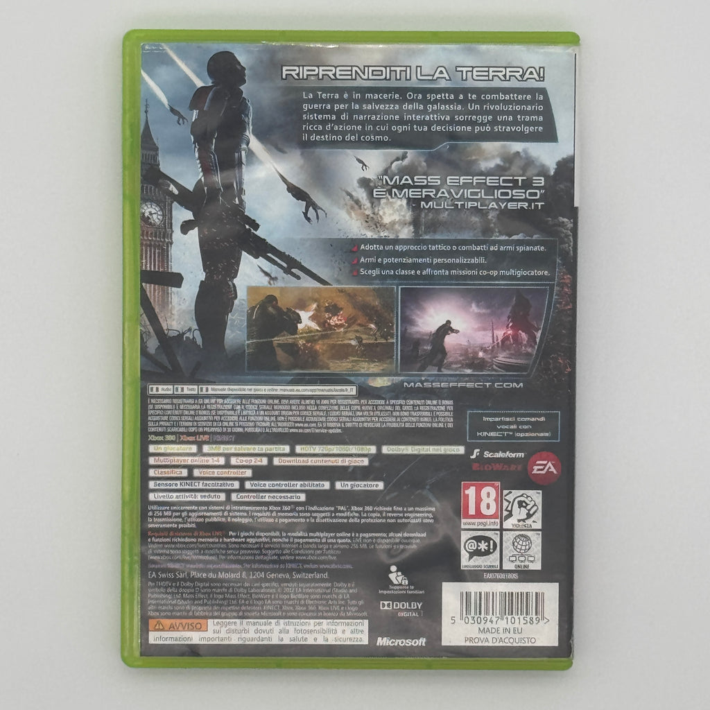 Mass Effect 3 Xbox 360 Action RPG Sci-Fi Used Game