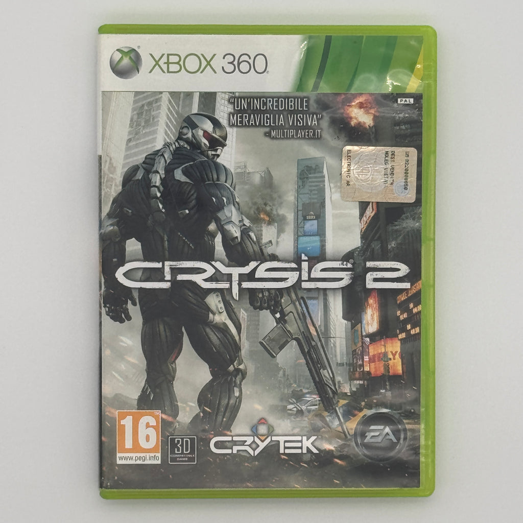 Crysis 2 Xbox 360 Action Shooter Game Used