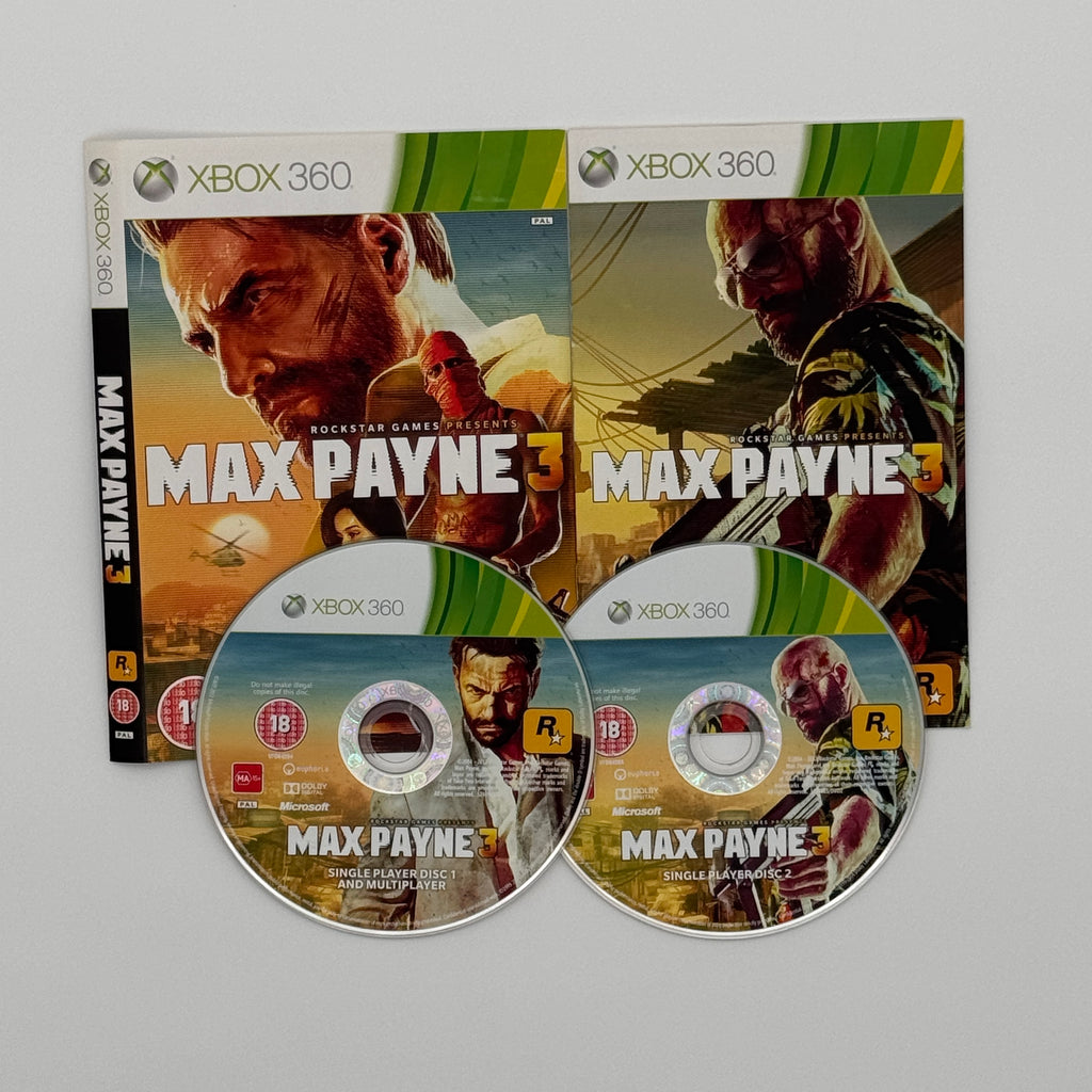Max Payne 3 Xbox 360 Action Shooter Game Used Disc Only No Case