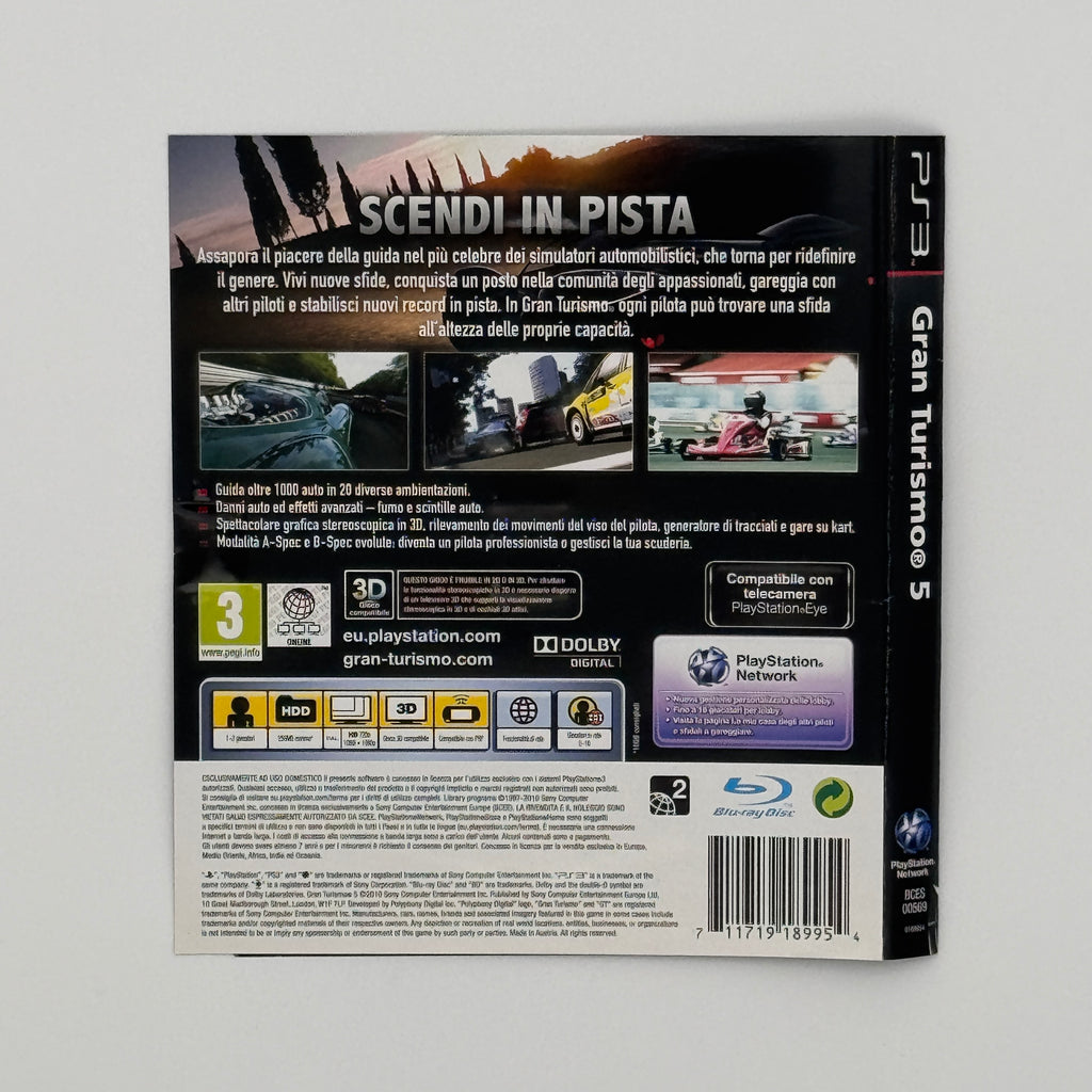 Gran Turismo 5 PS3 Racing Simulation Game Used Disc Only No Case