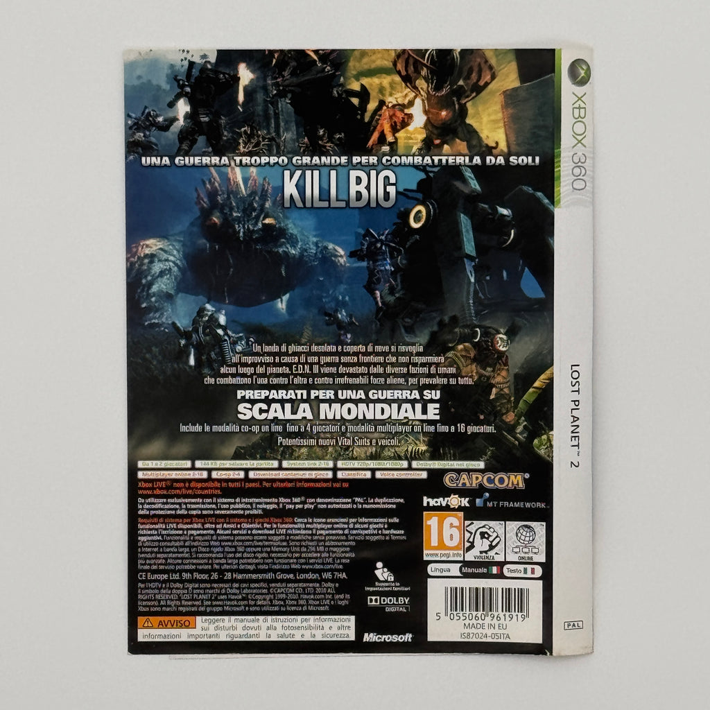 Lost Planet 2 Xbox 360 Action Sci-Fi Game Used Disc Only No Case